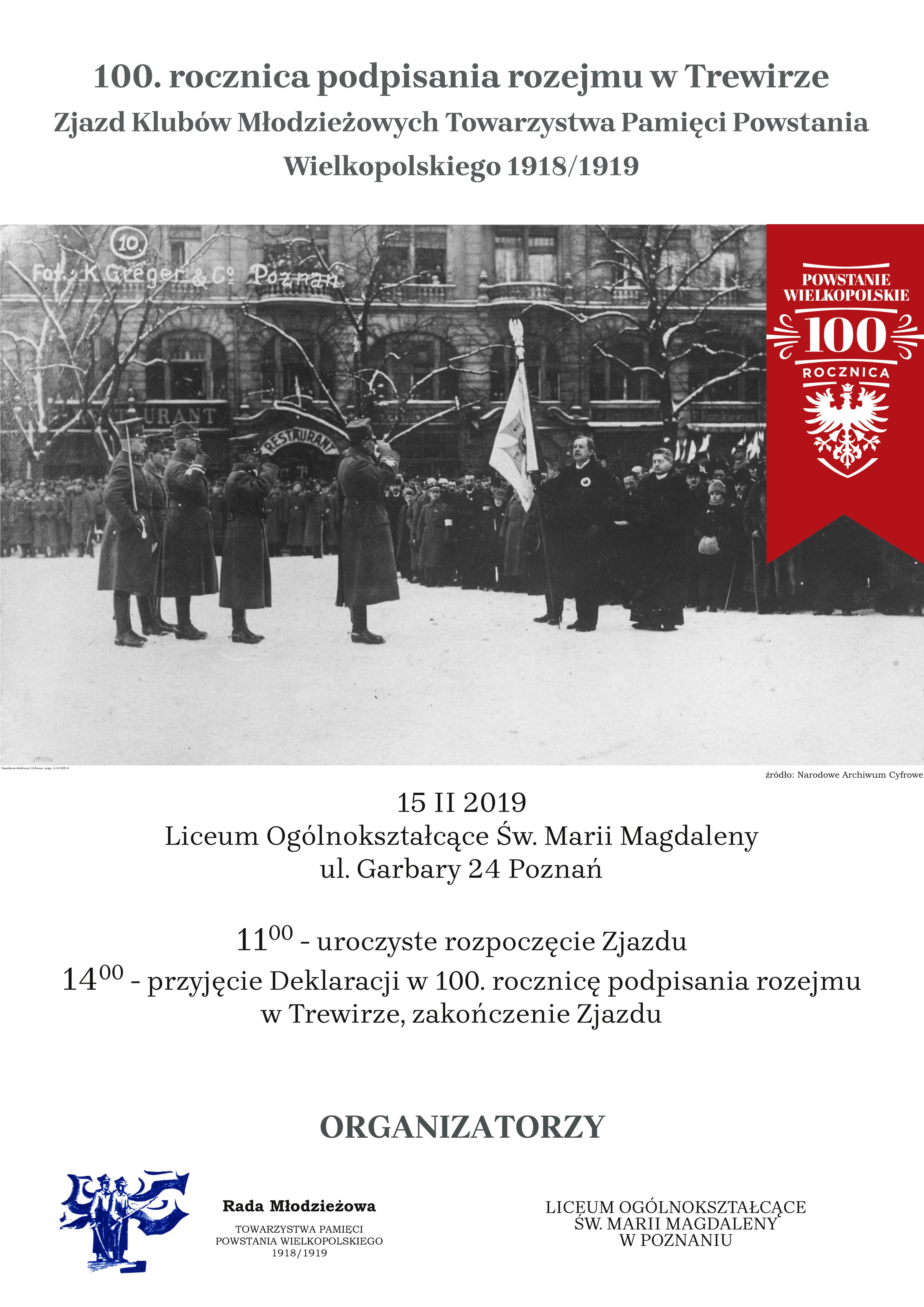 Zjazd klubów młodzieżowych Towarzystwa Pamięci Powstania Wielkopolskiego 1918/1919