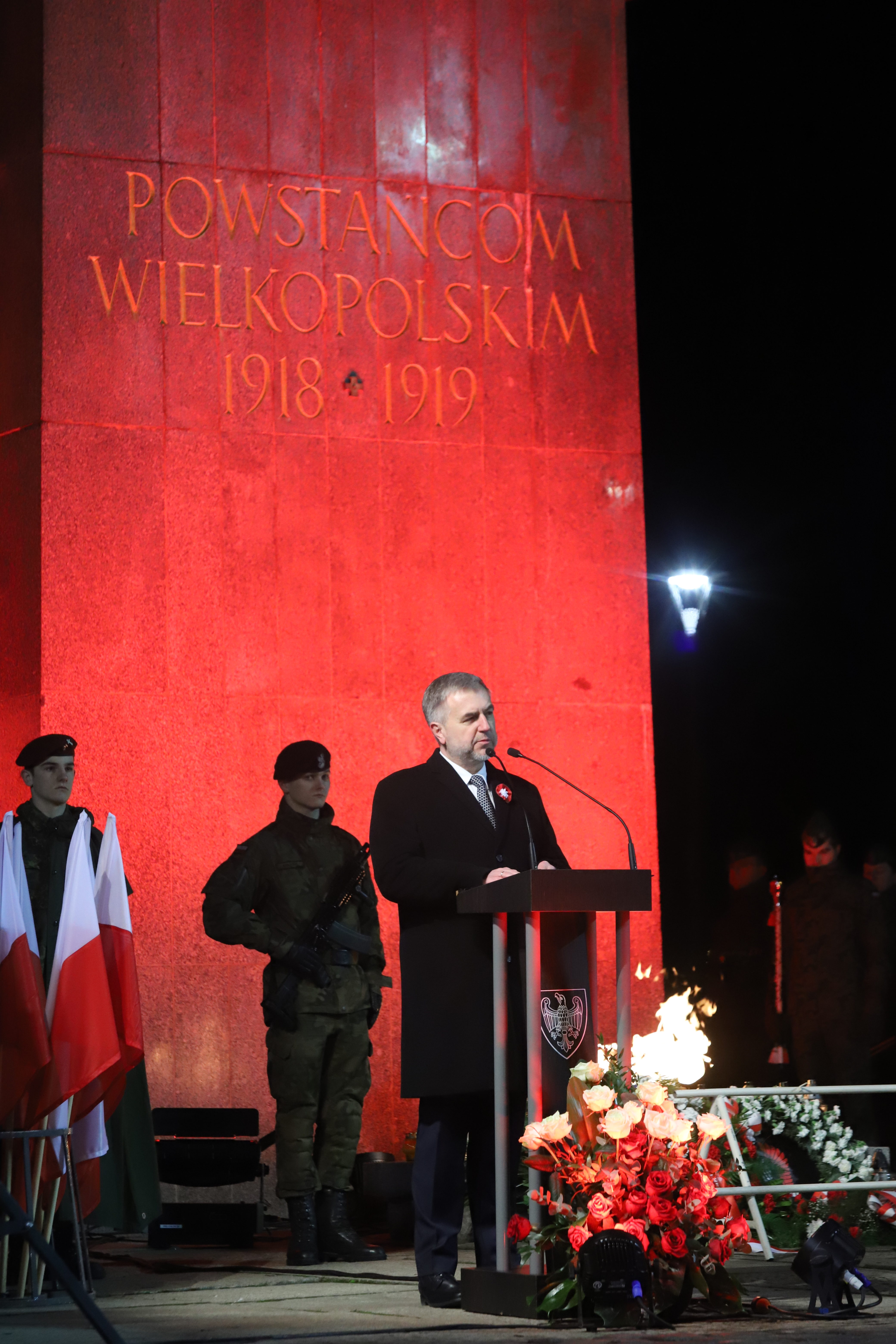 Uroczystości z okazji 101. rocznicy wybuchu Powstania Wielkopolskiego - relacja z obchodów w Poznaniu