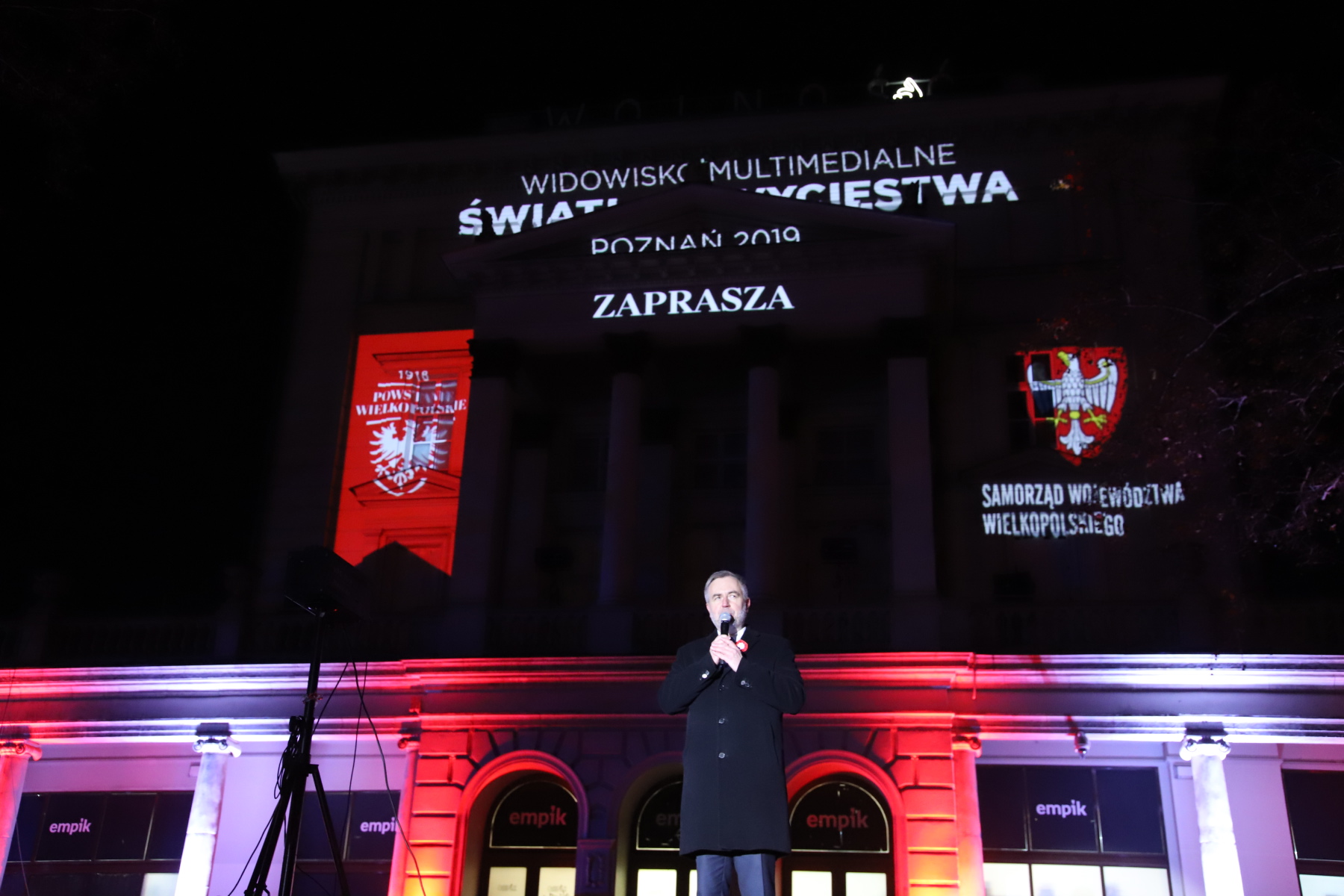 Widowisko multimedialne „ŚWIATŁO ZWYCIĘSTWA Poznań 2019” - relacja z wydarzenia