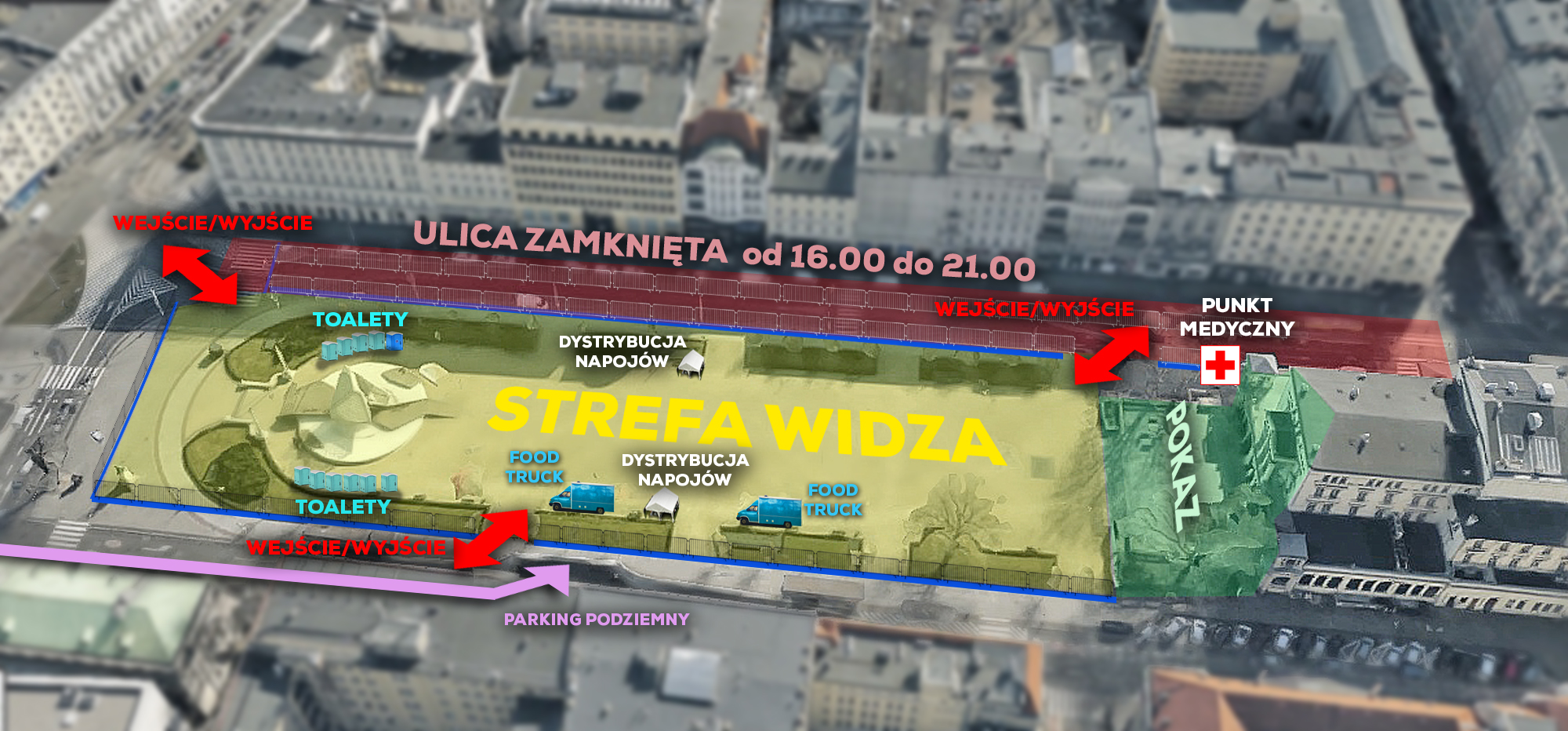 Widowisko multimedialne ŚWIATŁO ZWYCIĘSTWA Poznań 2019