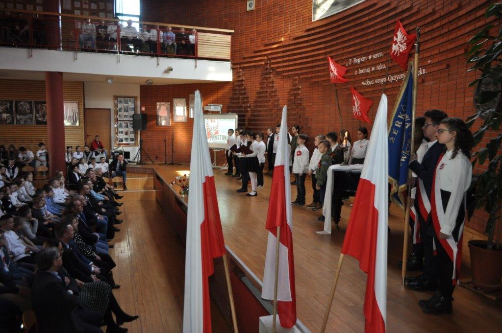 Obchody 101. rocznicy zakończenia Powstania Wielkopolskiego w Szkole Podstawowej w Żerkowie
