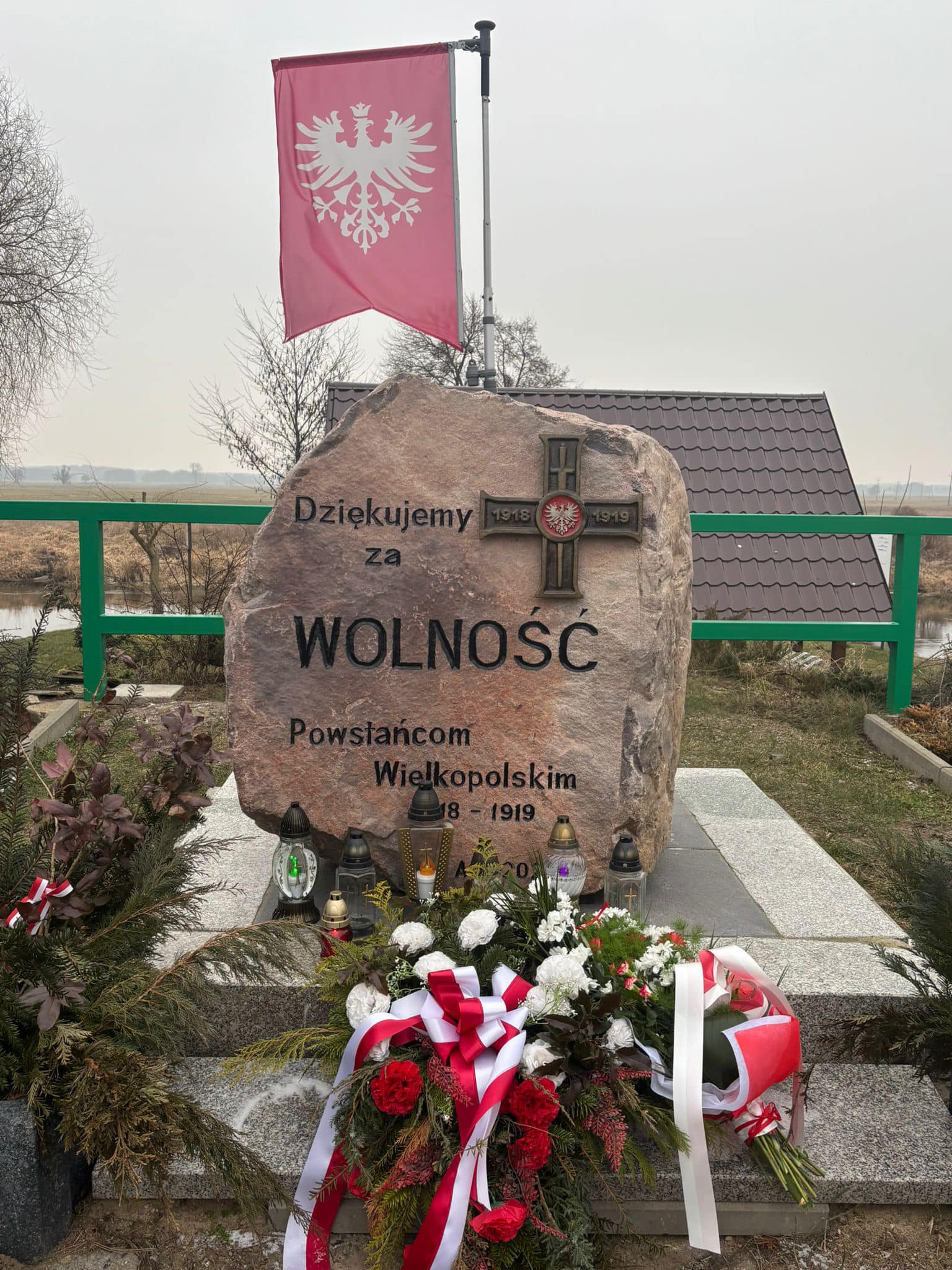Uroczystości upamiętniające 106. rocznicę walk pod Romanowem i Walkowicami w Gminie Czarnków w trakcie Powstania Wielkopolskiego