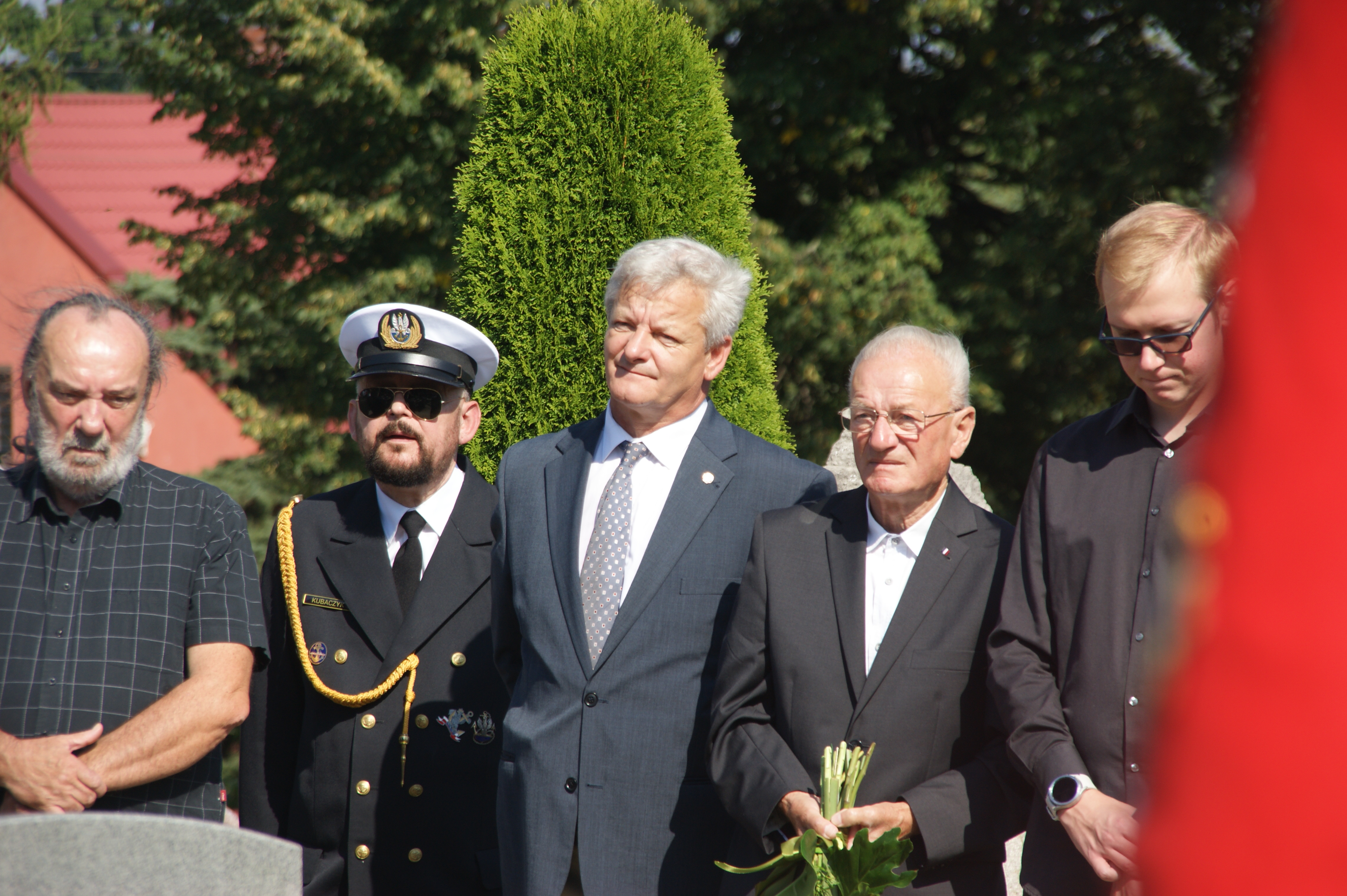 Uroczystość uhonorowania kapitana Adama Białoszyńskiego